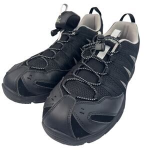 Apex Men's Athletic Drawstring Shoes A5000 M Black Size 11 X-wide